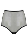 Edge o’ Beyond sheer Marinette high waist brief is the perfect blank canvas underwear set for our gold jewellery. 