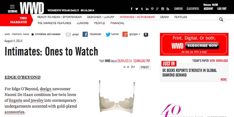 Intimates: Ones to Watch