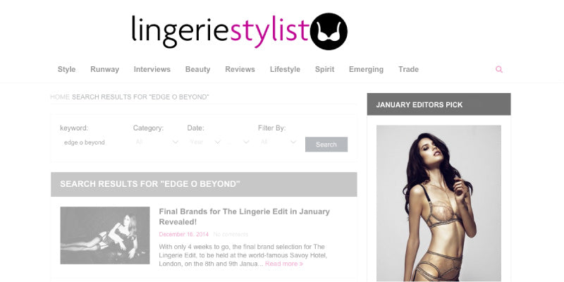 January Editor's Pick