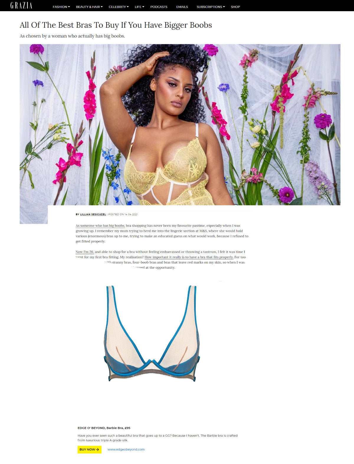 All Of The Best Bras To Buy If You Have Bigger Boobs