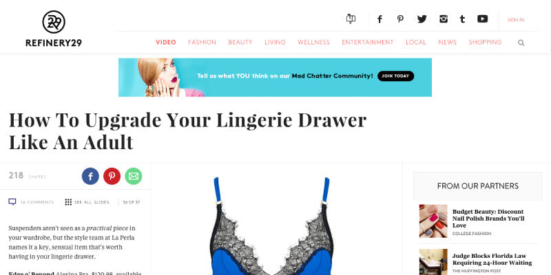 How To Upgrade Your Lingerie Drawer Like An Adult