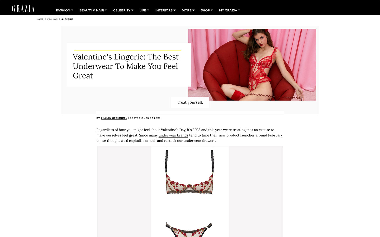 Valentine’s Lingerie: The Best Underwear To Make You Feel Great