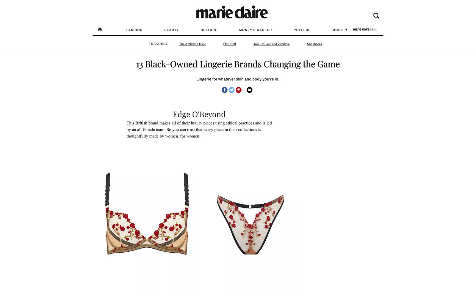 13 Black-Owned Lingerie Brands Changing the Game