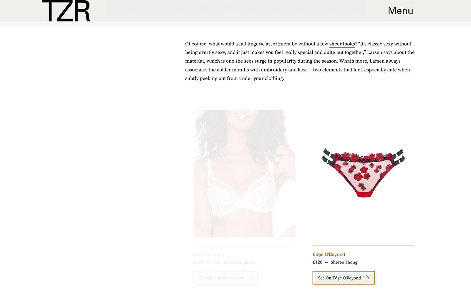 Yes, You Really Should Refresh Your Lingerie Drawer This Fall