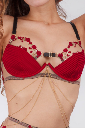 Charlotte Silk Bra