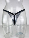 Isabelle Adjustable Black thong SSS1140