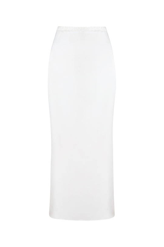 Ivory Silk Skirt