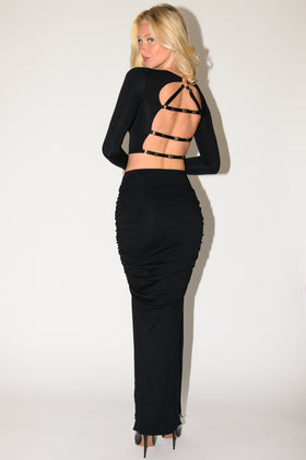 Casey Long Sleeve Harness Top