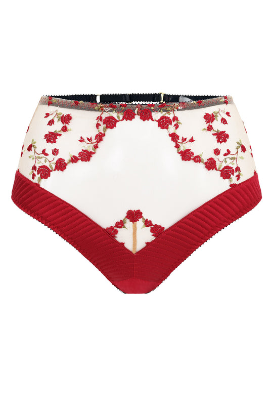 Charlotte Silk High Waist Brief