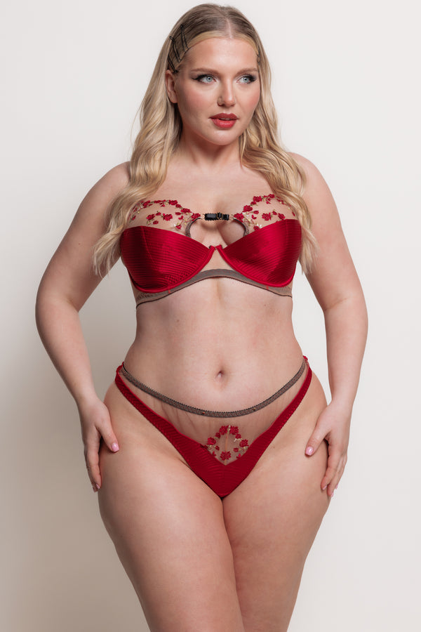 Charlotte Silk Thong