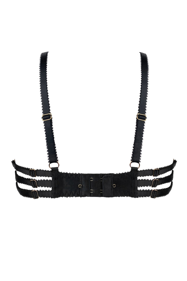 Charlotte Silk Noir Bra SS0204005