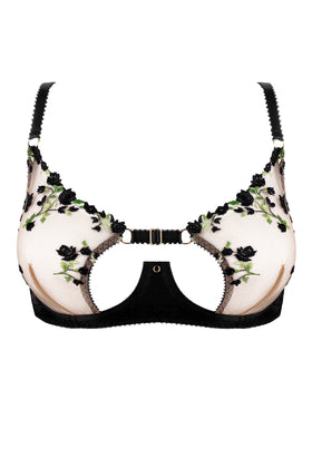 Charlotte Silk Noir Bra SS0204005