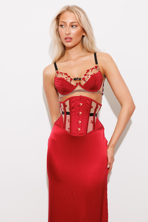 Charlotte Silk Corset