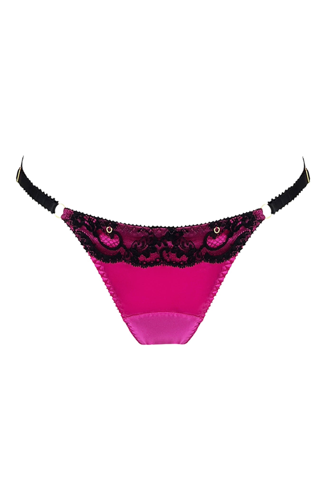 Cherish Cerise Silk Thong ss1353