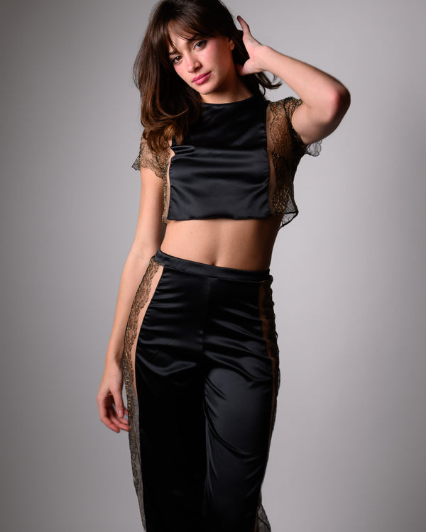 Becca Satin Trousers SS2802139