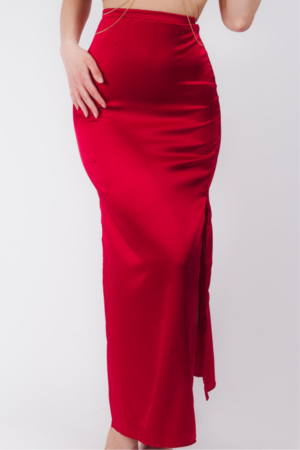 Charlotte Silk Skirt