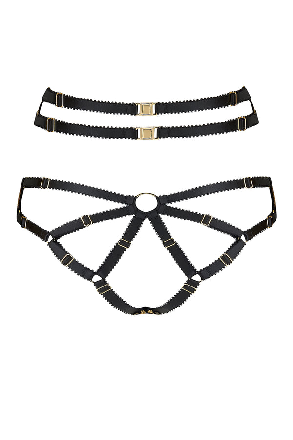 Mina High Waist Peep Brief