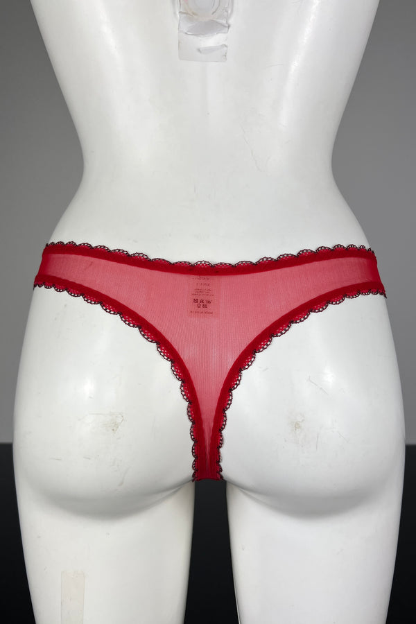 Elly Rouge Scallop Thong (NEW)