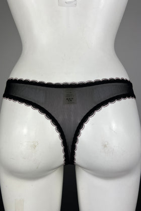 Elly Noir Scallop Thong (NEW)