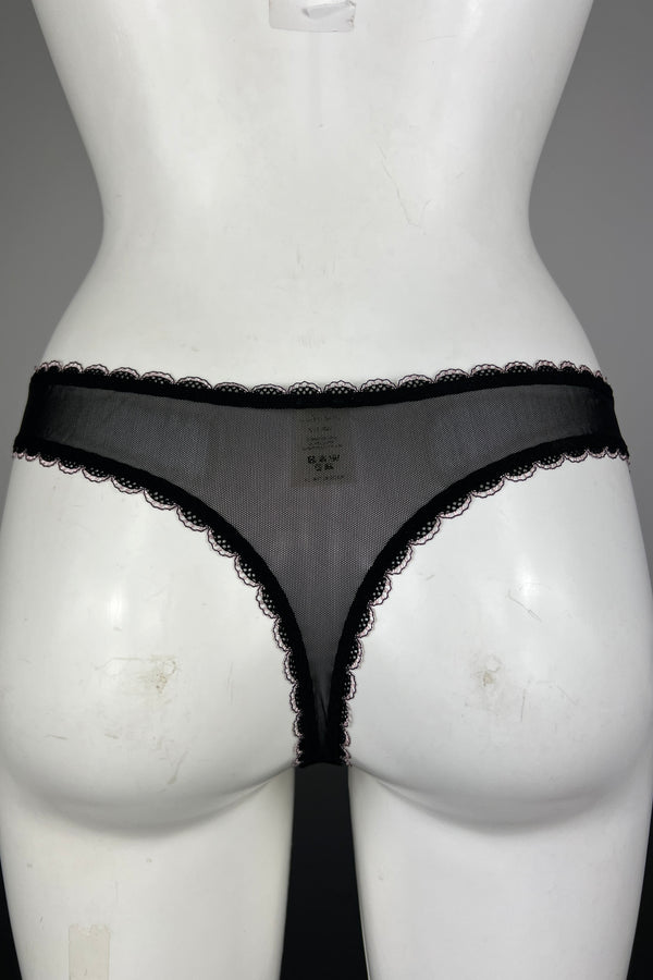 Elly Noir Scallop Thong (NEW)
