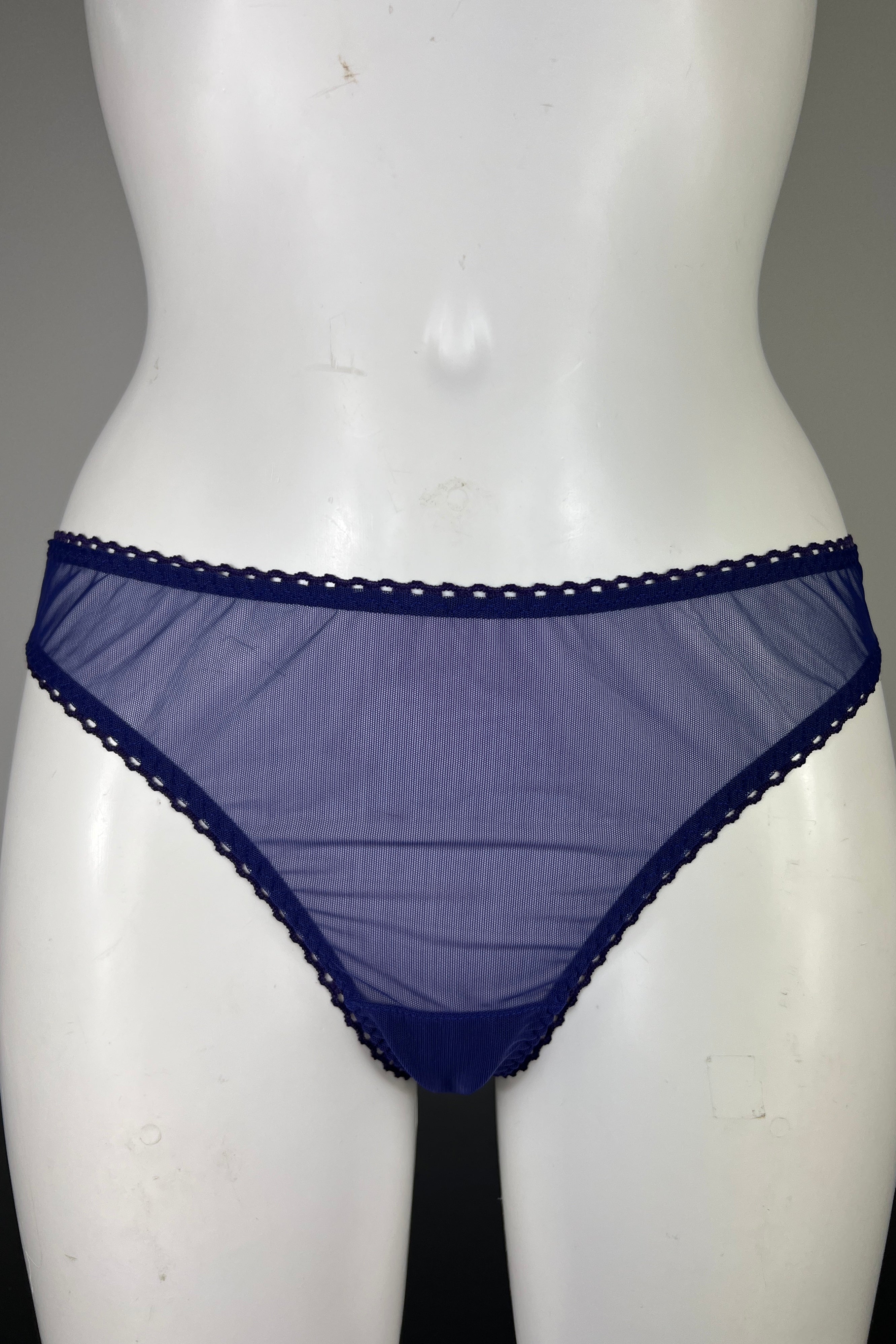 Elly Midnight Blue Scallop Thong SS0927104