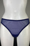 Elly Midnight Blue Scallop Thong (NEW)