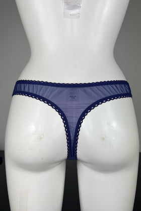 Elly Midnight Blue Scallop Thong (NEW)
