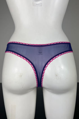 Elly Midnight Blue Contrast Thong (NEW)