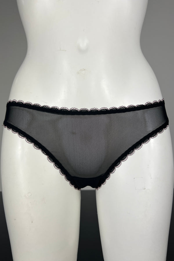 Elly Noir Scallop Brief (NEW)