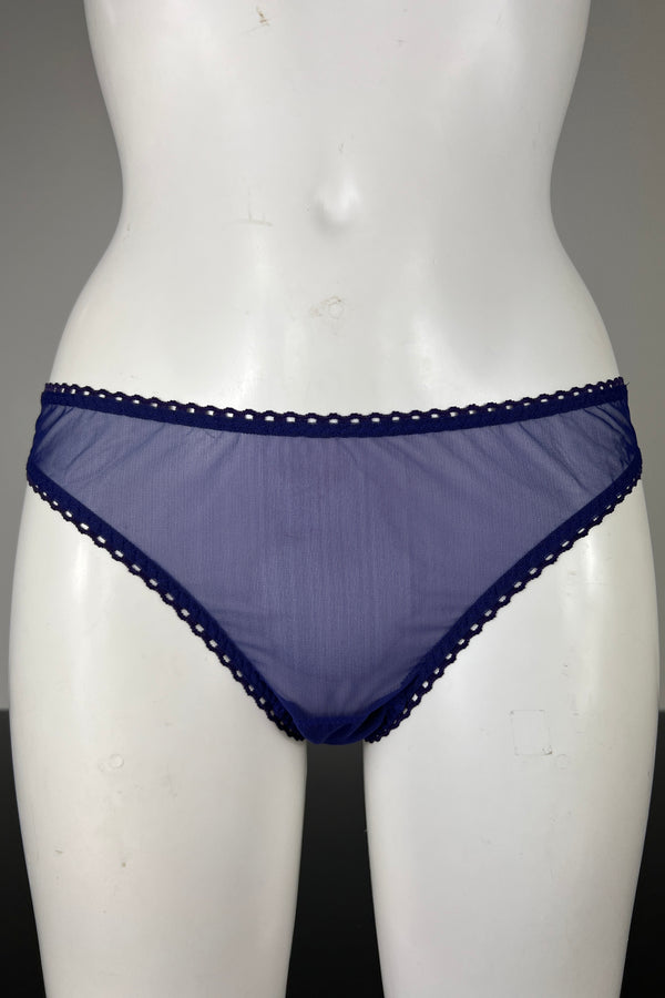 Elly Midnight Blue Scallop Brief (NEW)