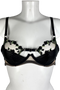 Charlotte Noir Leather Bra SS0901020