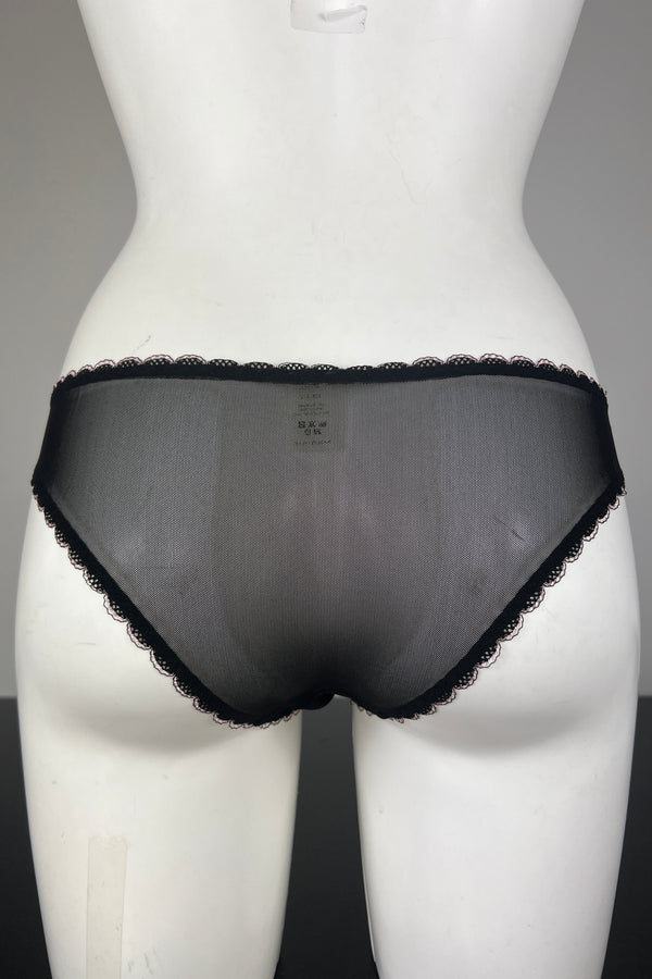 Elly Noir Scallop Brief (NEW)