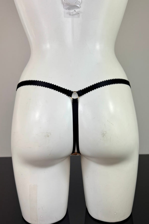 Gold + Pink Lace Thong SS1004004