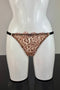 Gold + Pink Lace Thong SS1004003