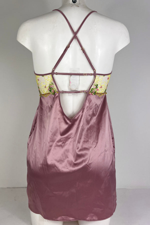 Jaz Olivia Blush Satin Slip  SS0901123