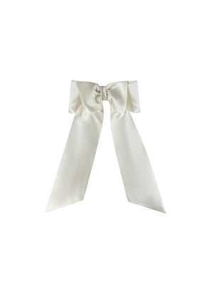 Bow Scrunchie Ivory