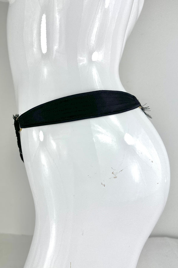Erica Noir Silk Thong SS0903061