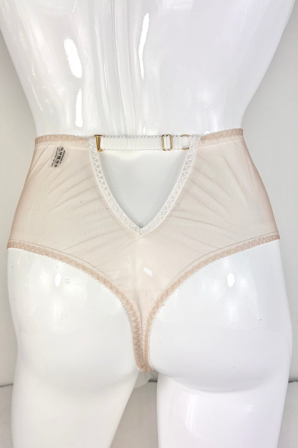Marinette Ivory High Waist Thong SS08002