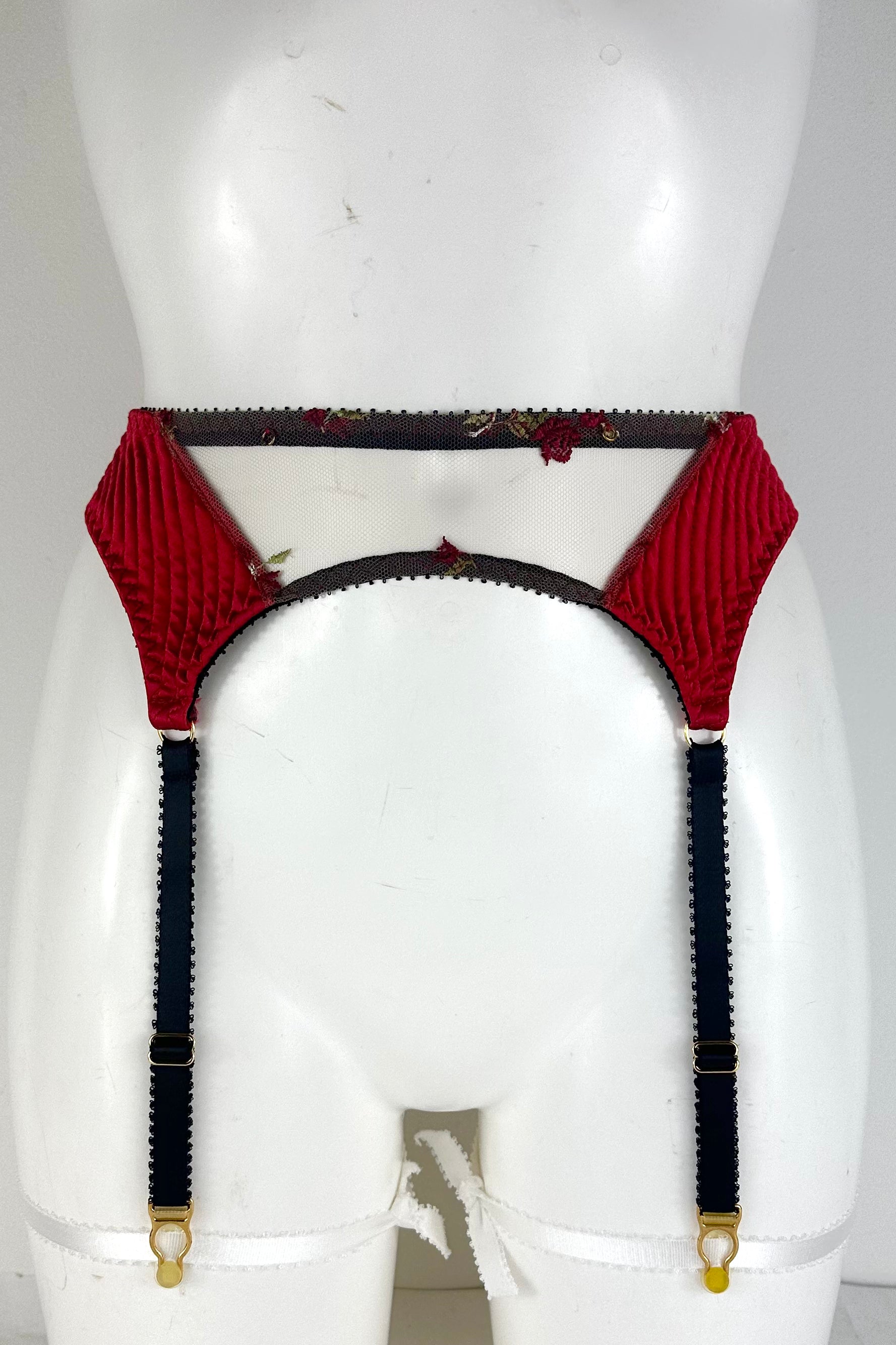 Charlotte Rouge Silk Suspender SS0927161