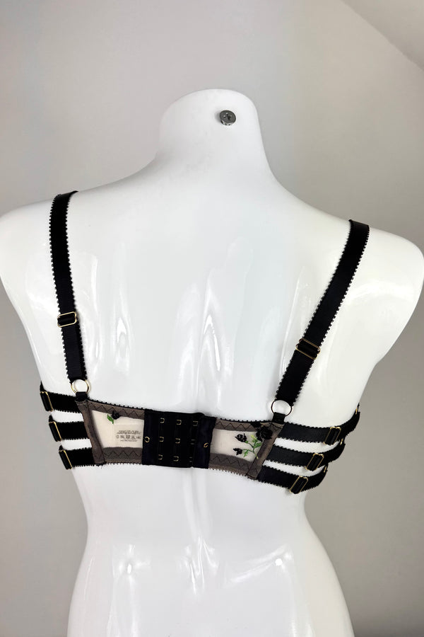 Charlotte Noir Bridge Bra SS015010