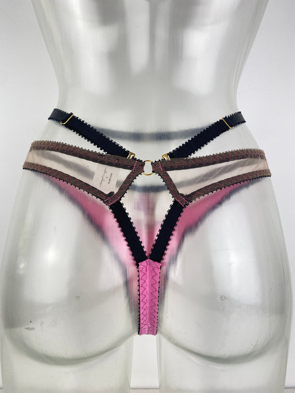 Floral Silk Thong SSS1129
