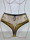 Charlotte En Or Silk High Waist Thong SS8075