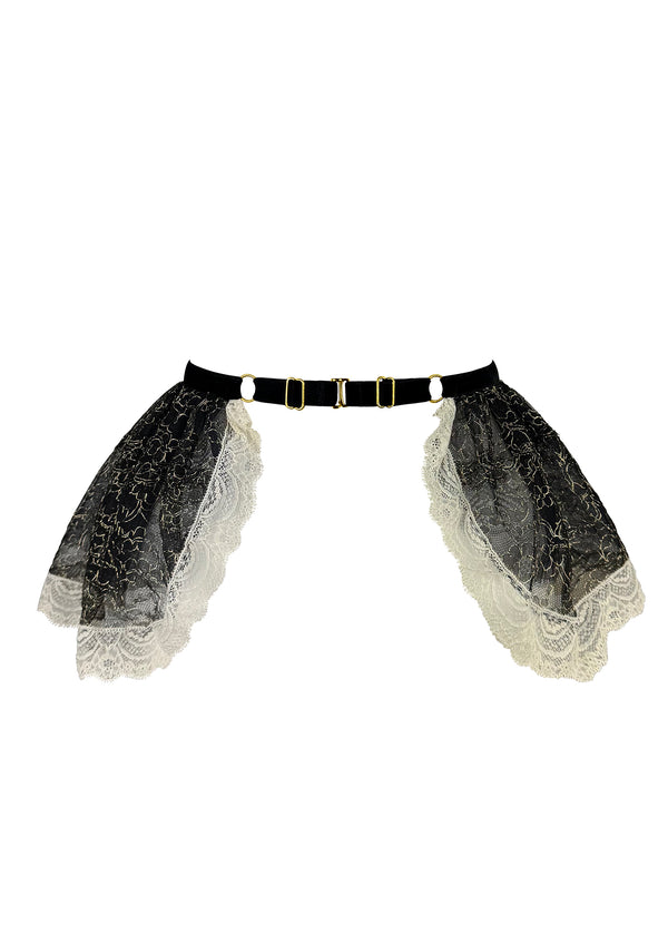 Gilded French Maid Skirted Suspender