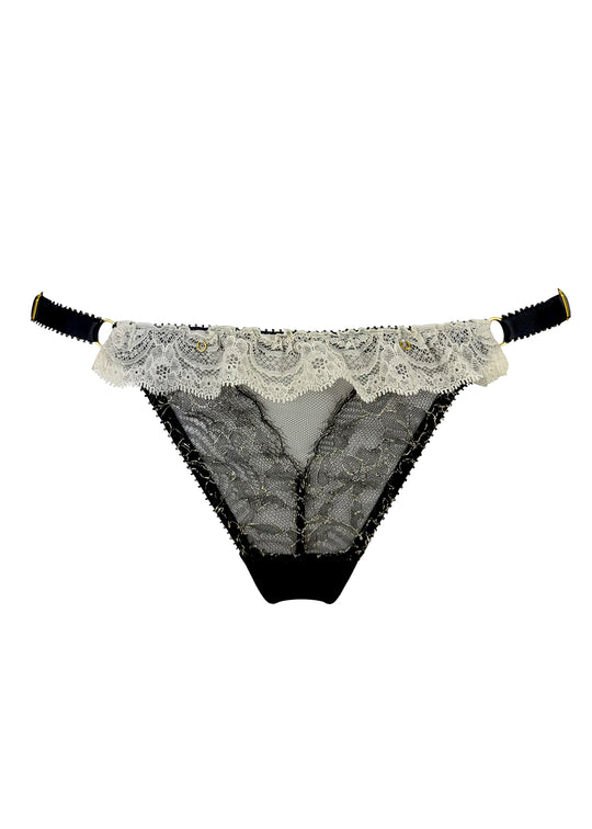 Gilded French Maid Tanga Thong