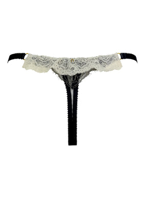 Gilded French Maid Tanga Thong