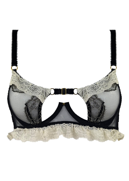 Gilded French Maid Peep Bra