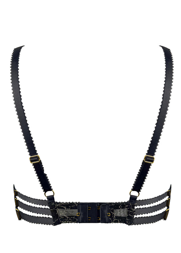 Gilded French Maid Peep Bra
