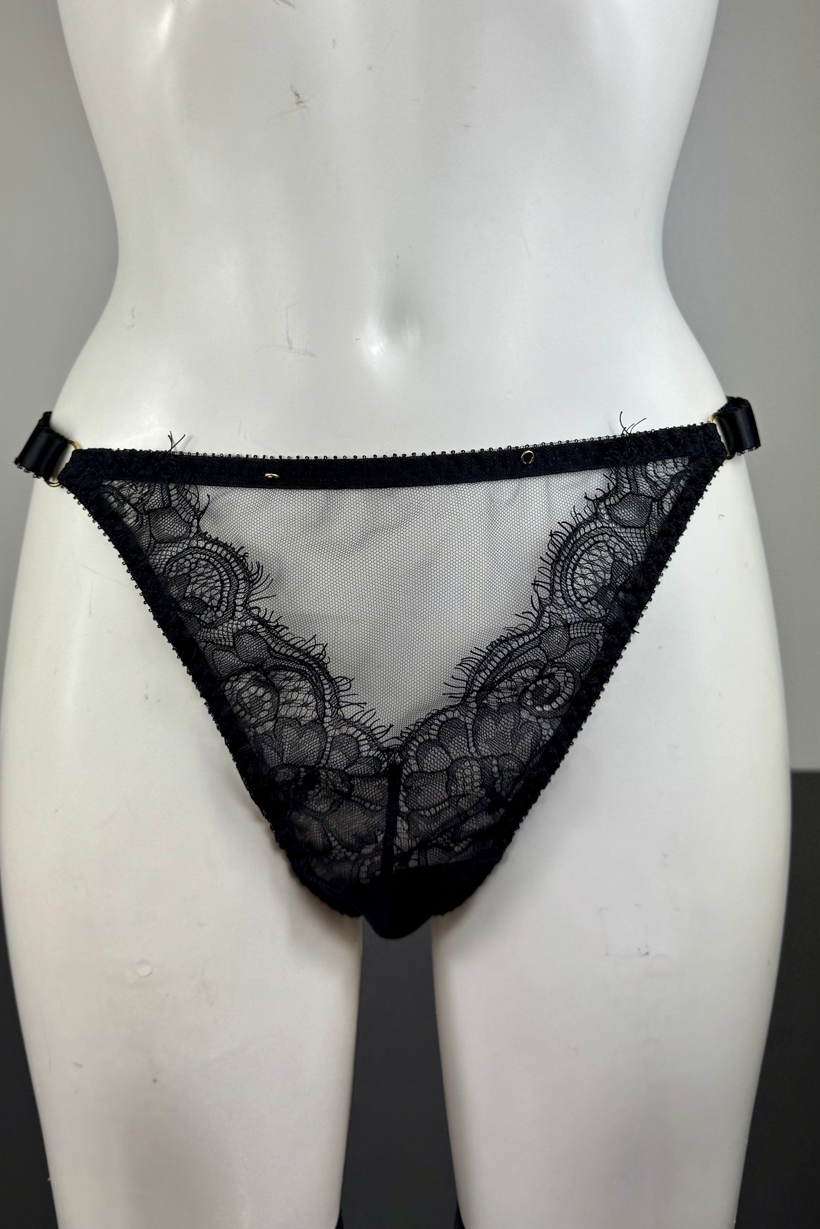 Erica Noir Tulle Thong SS2802143