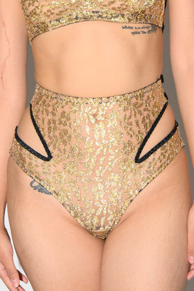 Mina High Waist Peep Brief