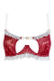 Mrs Claus Peep Bra
